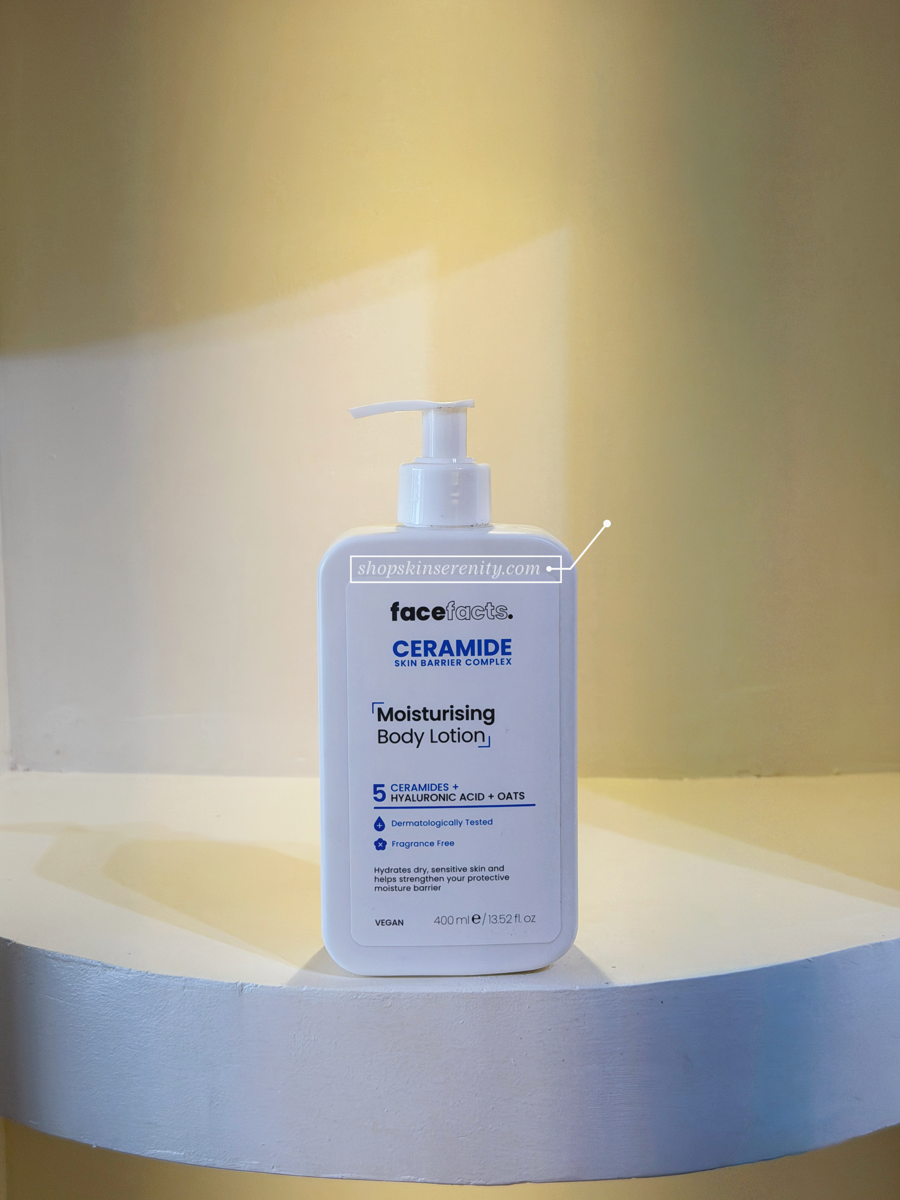 Face Facts Ceramide Moisturizing Body Lotion 400ml