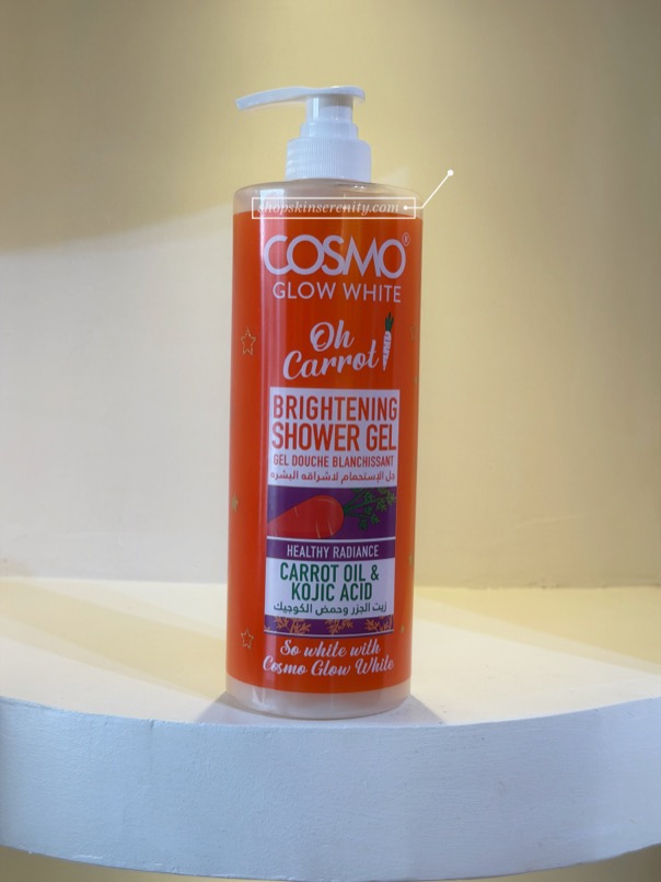 Cosmo Glow White Carrot oil+ Kojic acid Brightening Body Wash 1000ml