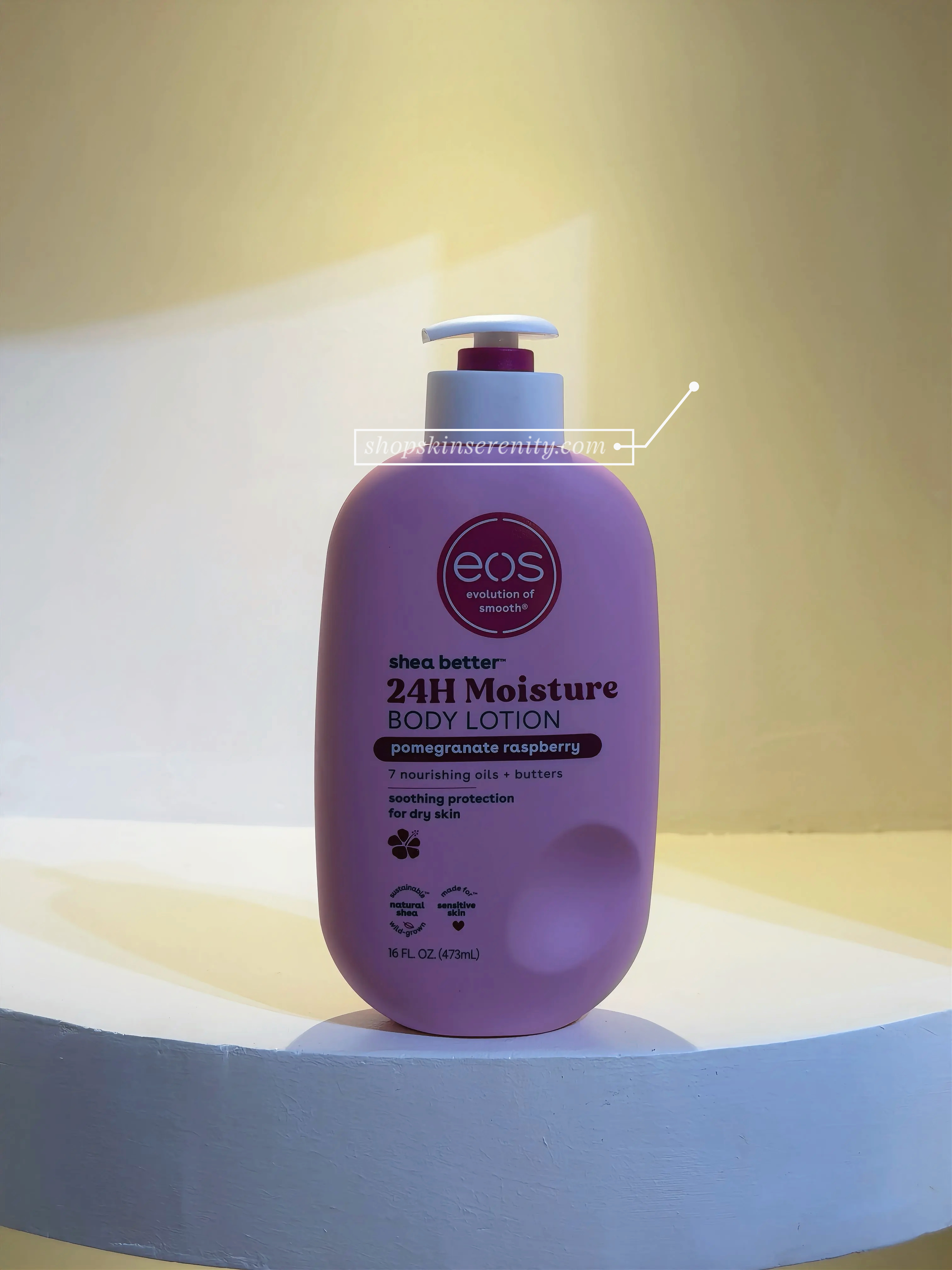 EOS Shea Better Pomegranate Raspberry Body Lotion 16 FL OZ. (473 ml)