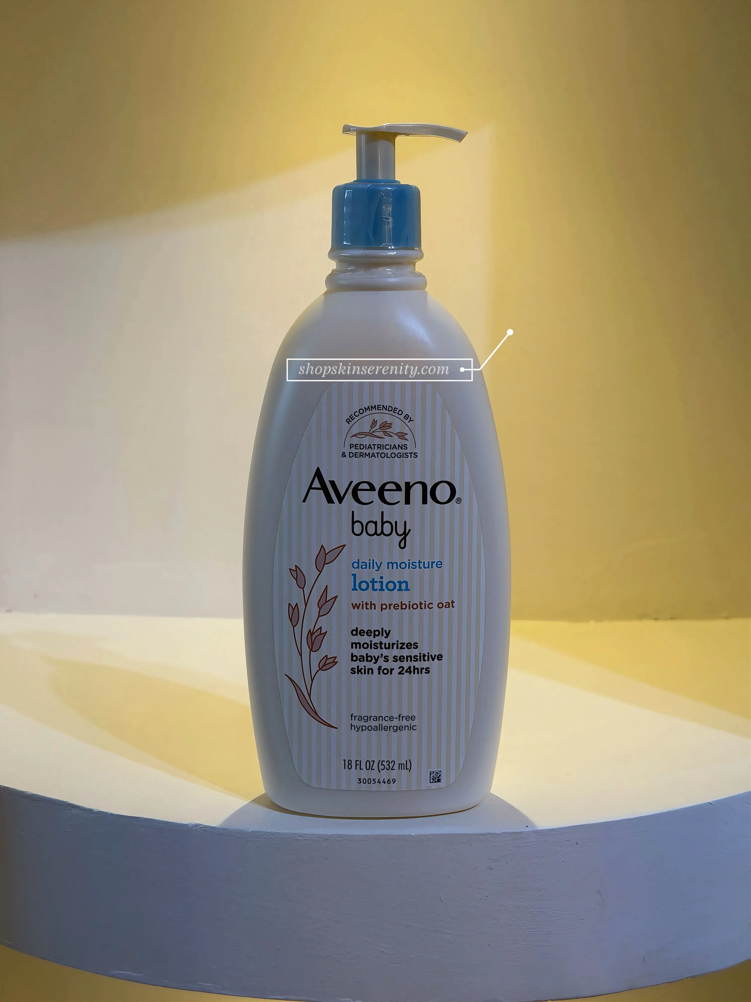 Aveeno Baby Daily Moisture Lotion Natural Oatmeal 18 FL OZ [532 mL]