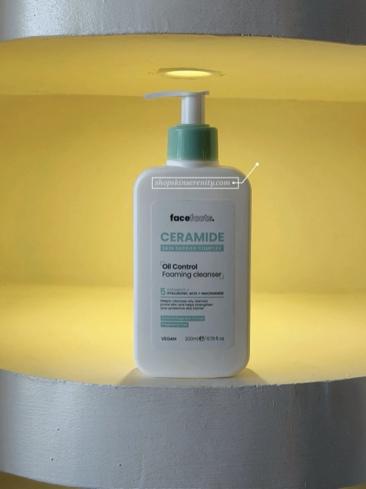 Face Facts Ceramide Oil Control Foaming Cleanser 200ml