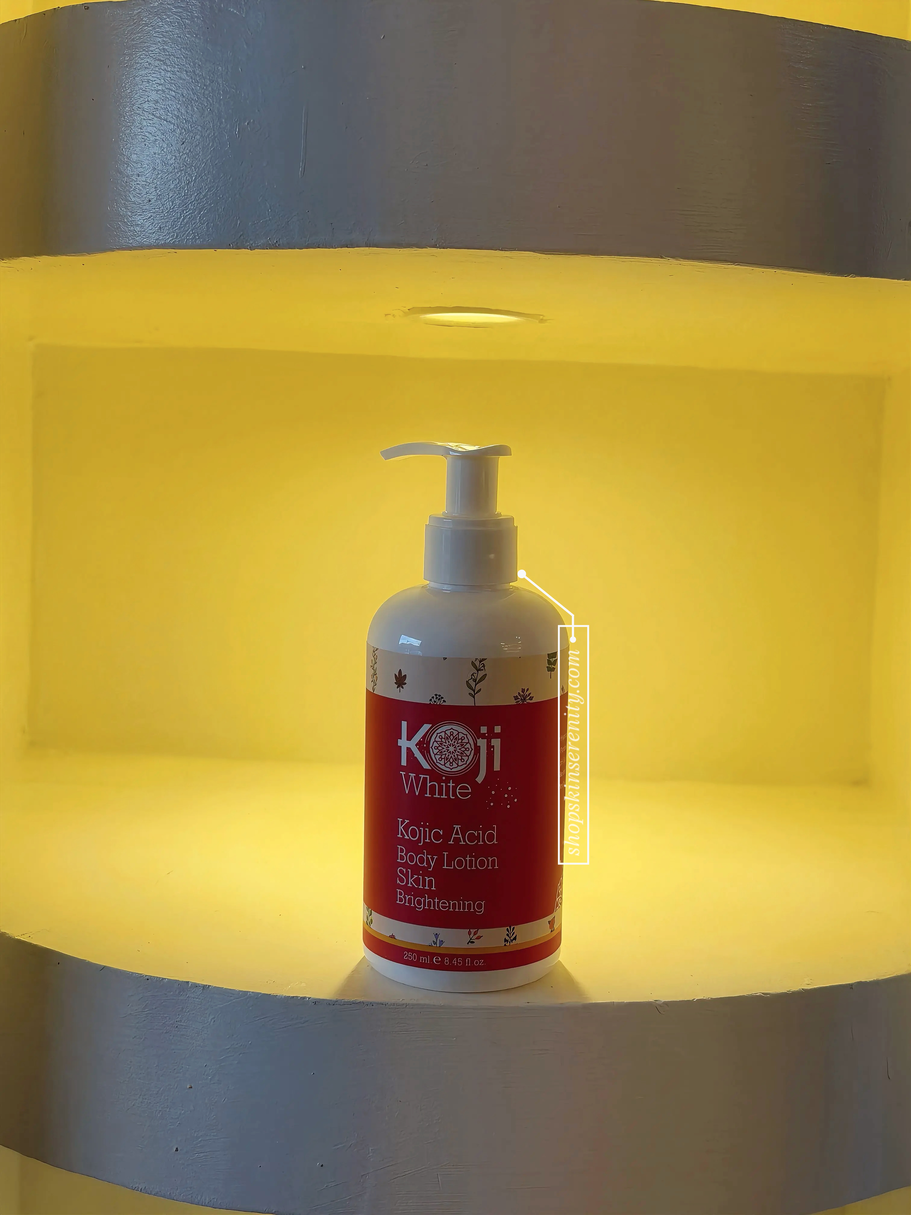 Koji White Kojic Acid Skin Brightening Body Lotion 250ml