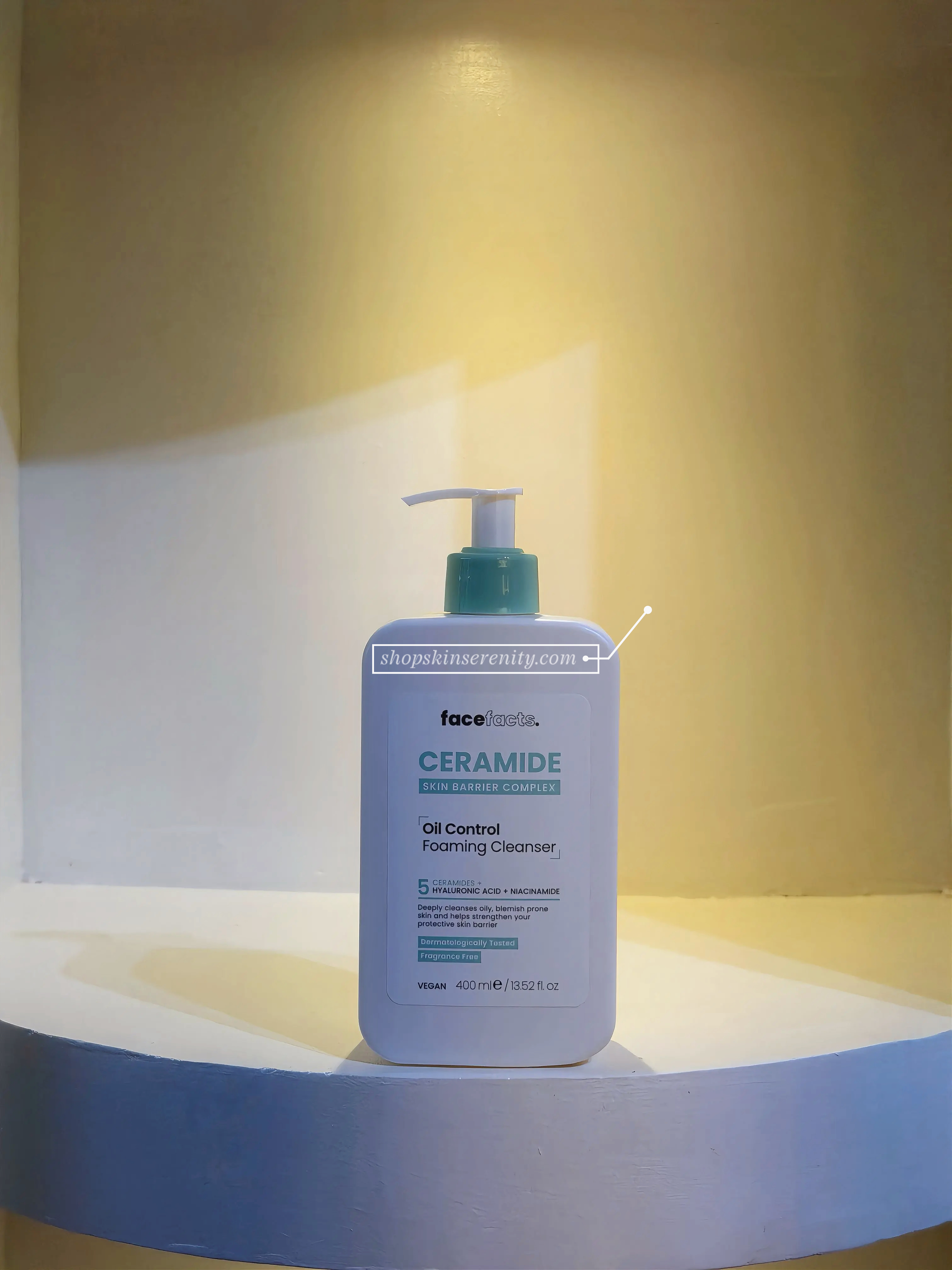 Face Facts Ceramide Oil Control Foaming Cleanser 400ml