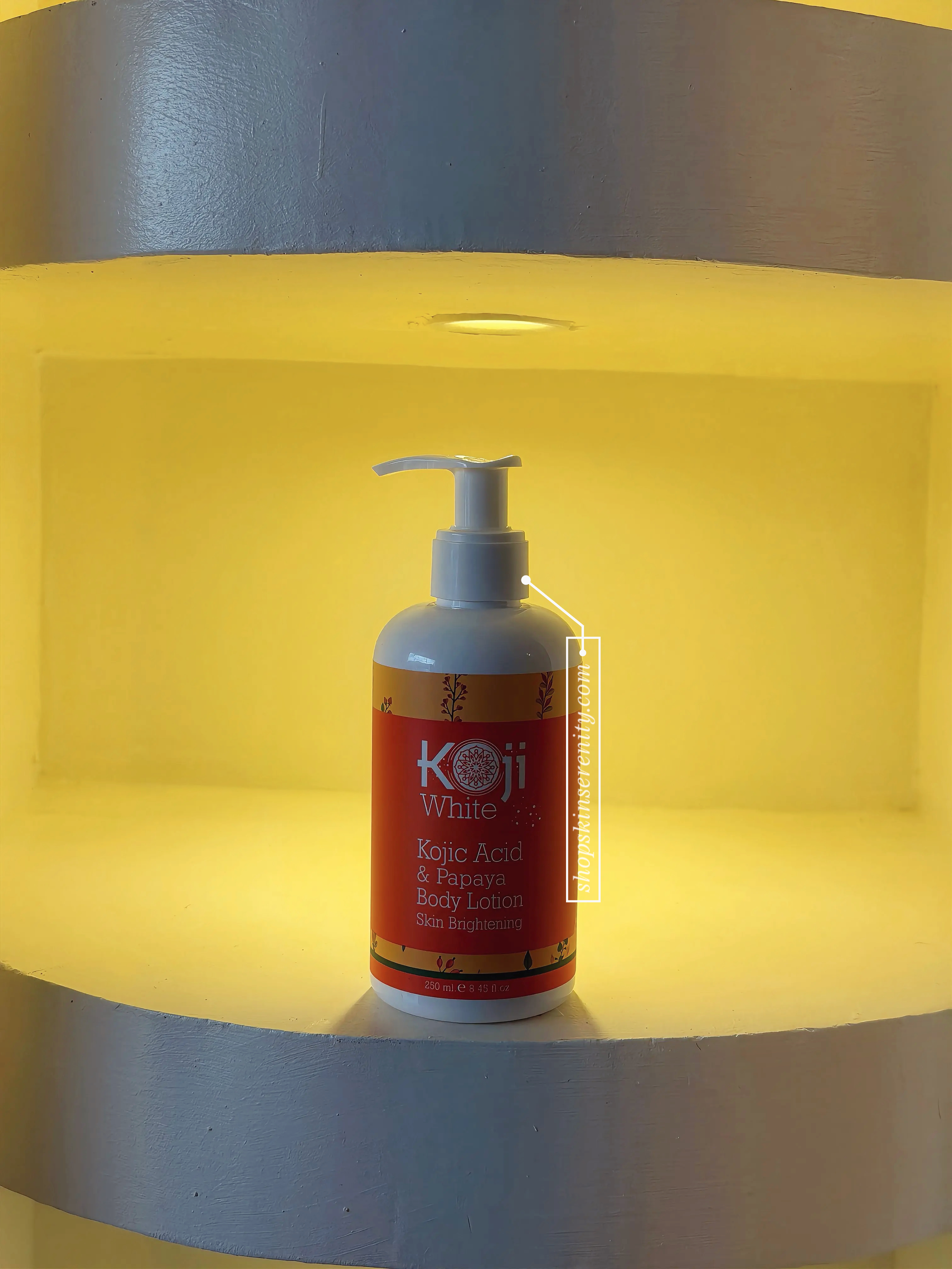 Koji White Papaya Skin Brightening Body Lotion 250ml