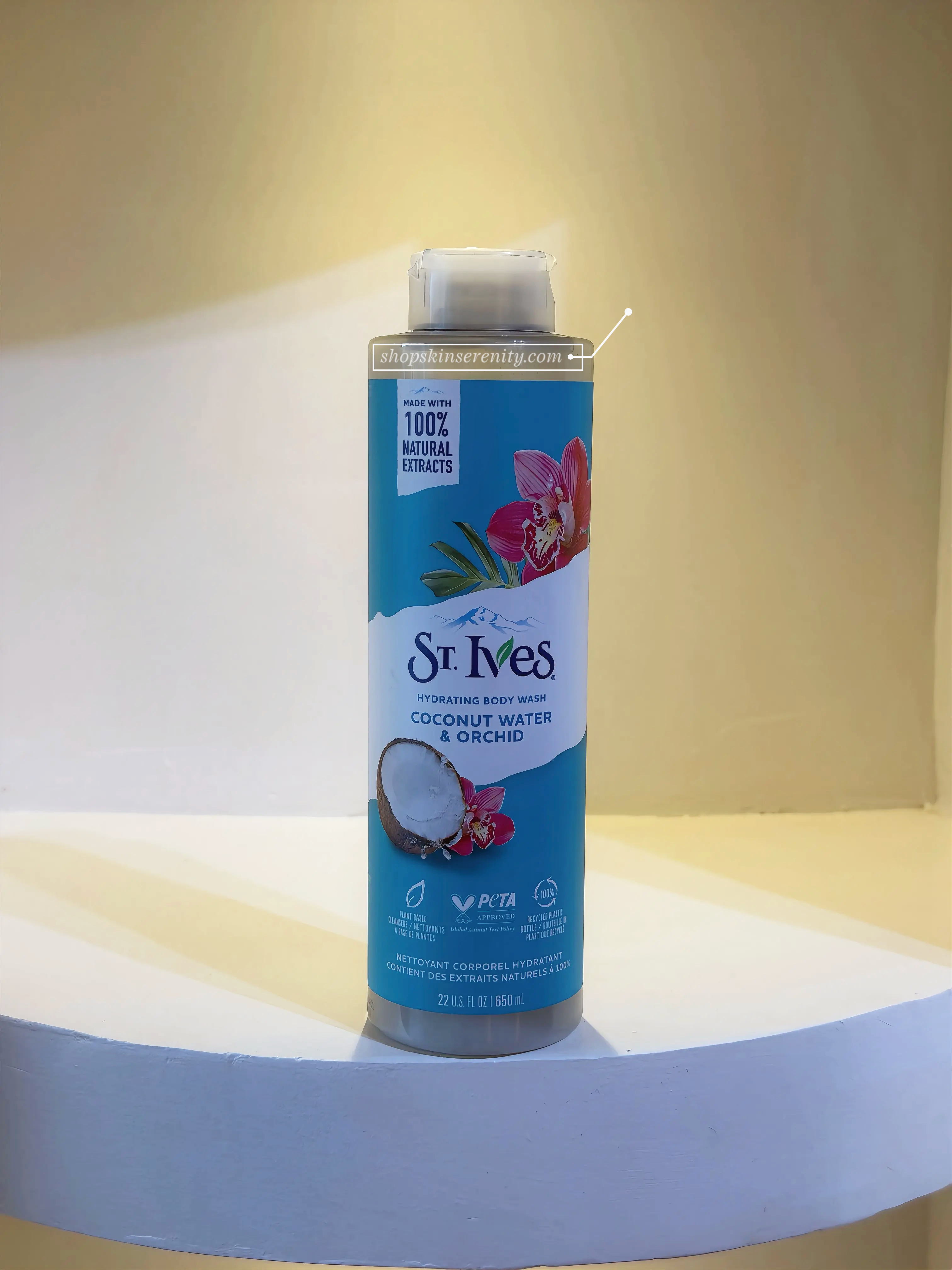 St Ives Coconut Water & Orchid Body Wash 22fl oz