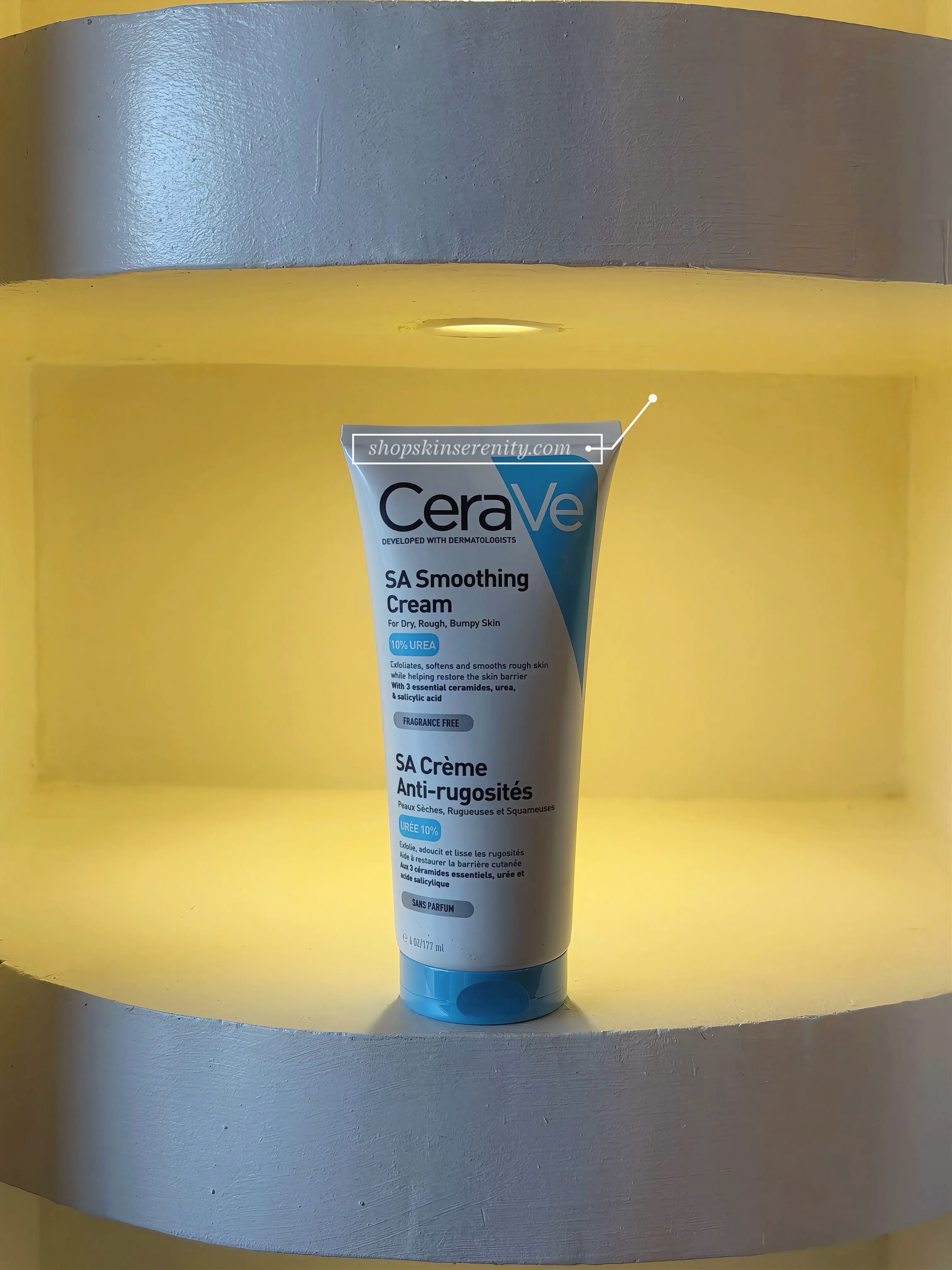 Cerave SA Smoothing Body Cream For Dry, Rough, Bumpy Skin (6oz) 177ml