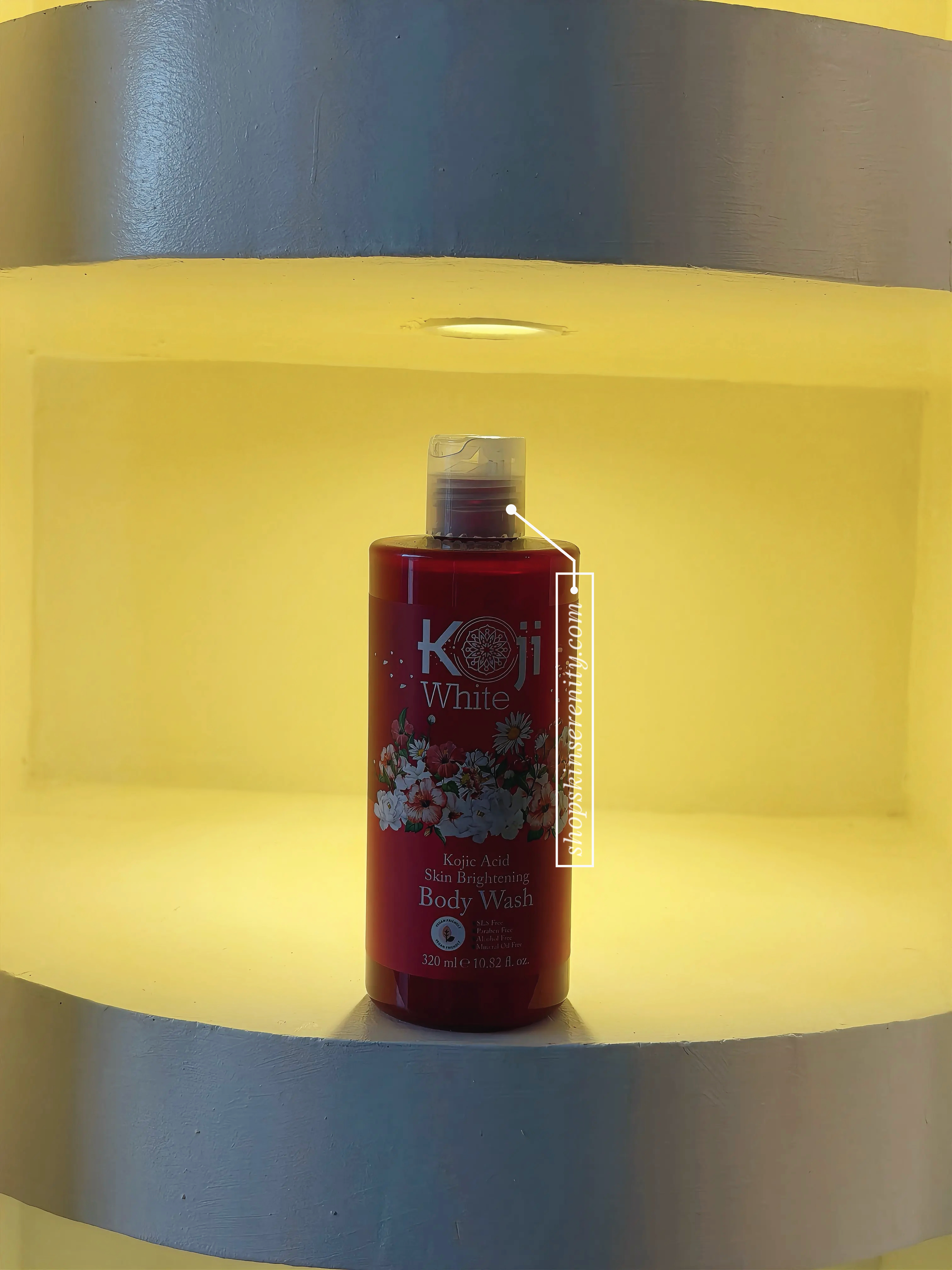 Koji White Kojic Acid Skin Brightening Body Wash 320ml