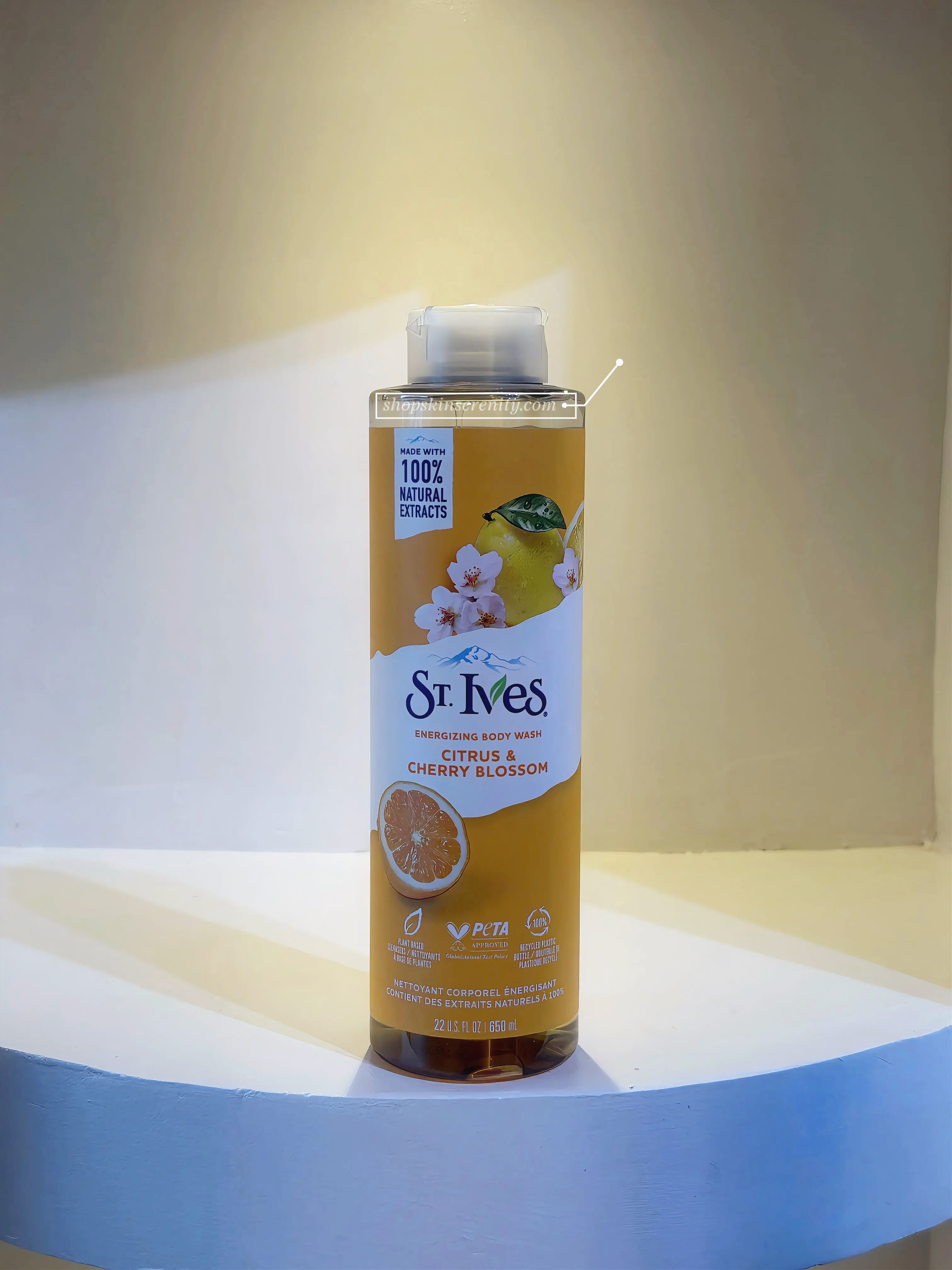 St Ives Citrus & Cherry Blossom Body Wash 22fl oz