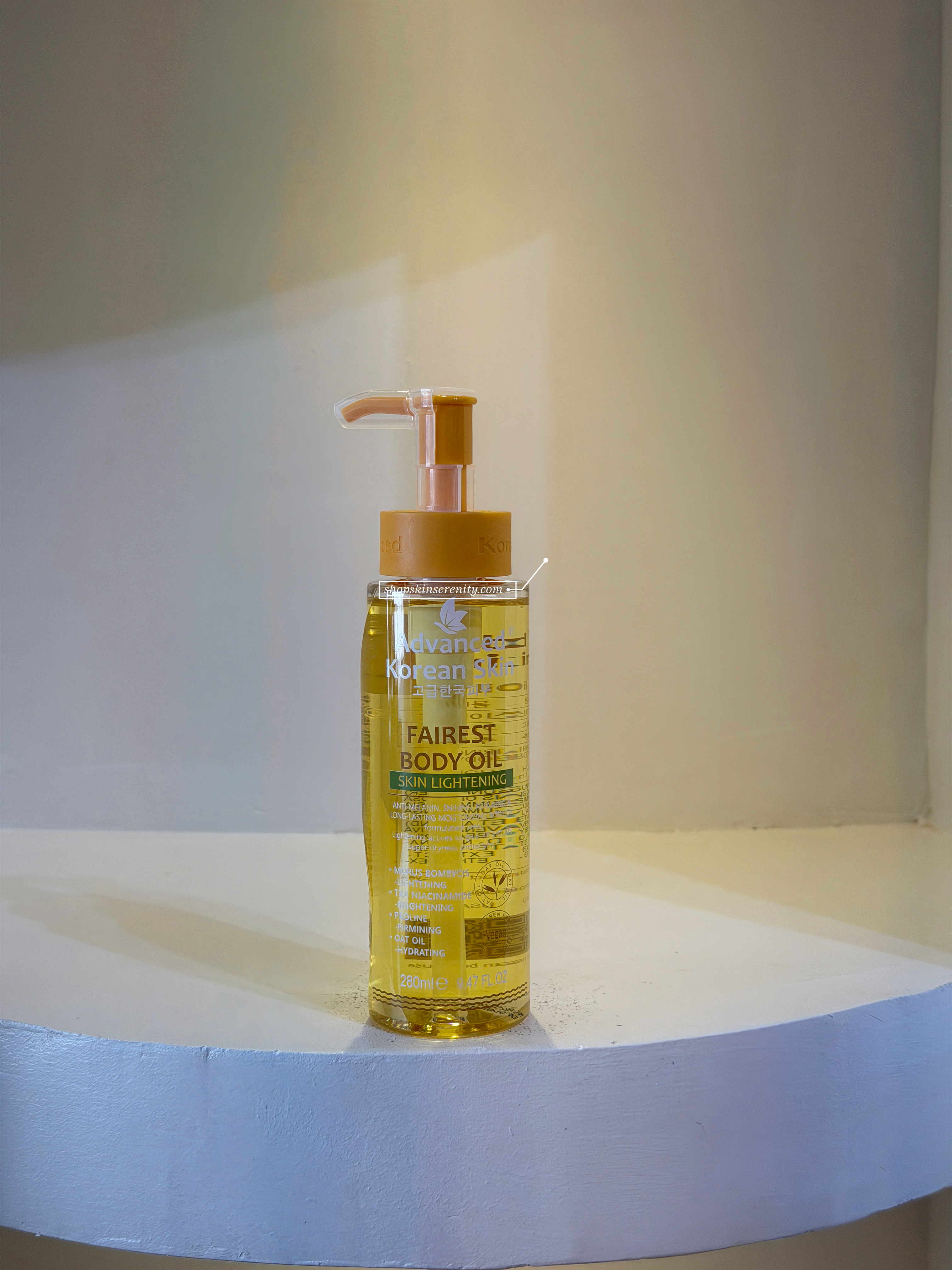 Advanced Korean Skin Body Oil (Fairest) 280ml
