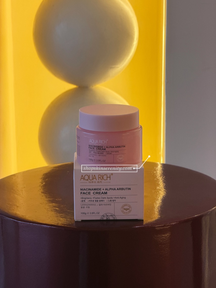 Aqua Rich Face Cream (Niacianmide + Alpha Arbutin) 100g