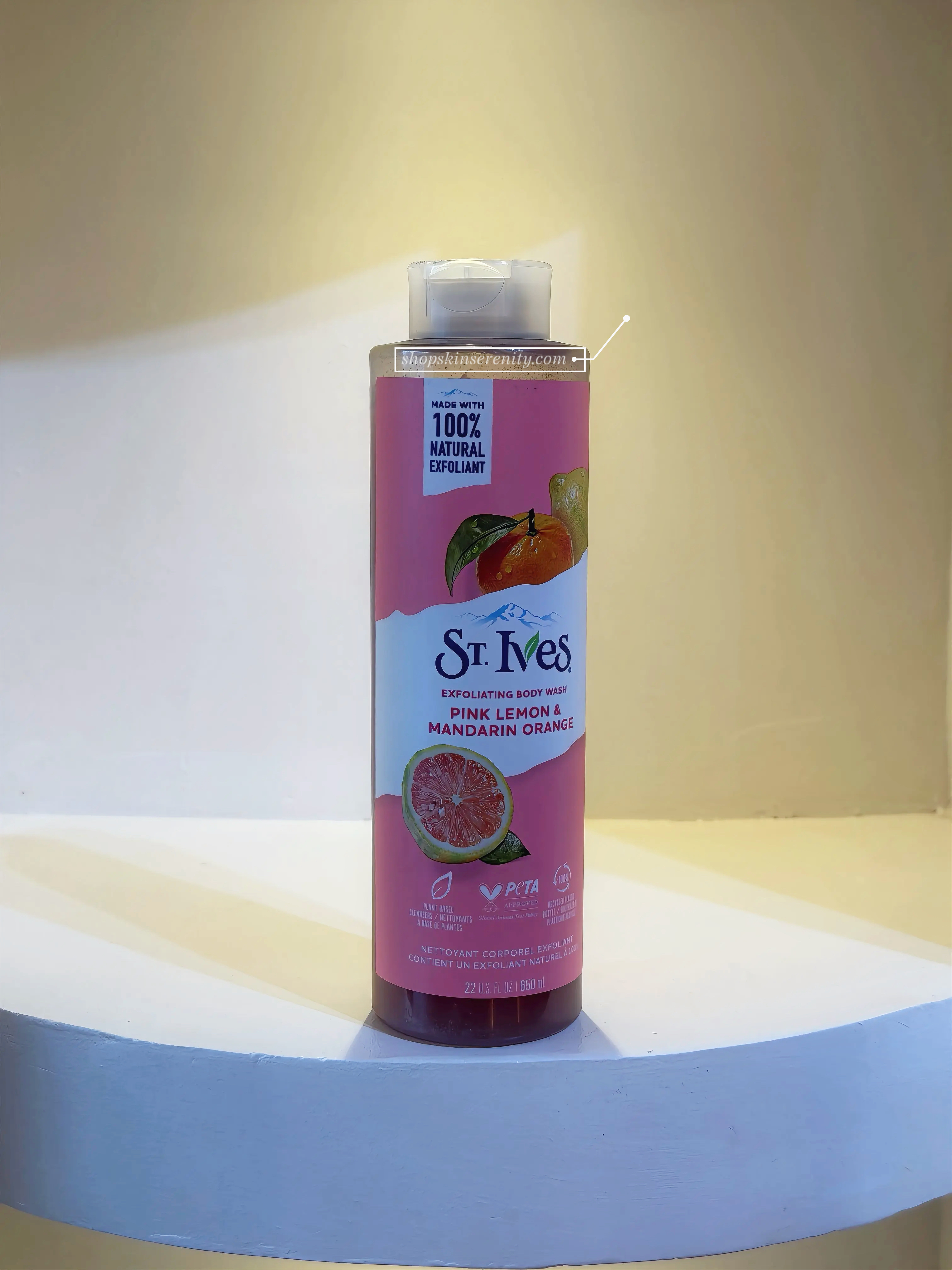 St Ives Pink Lemon&Mandarin Orange Body Wash 22fl oz
