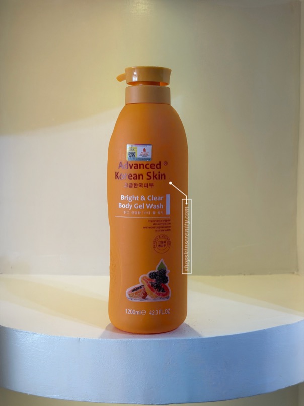 Advanced Korean Skin Bright&Clear Body Gel Wash 500ml