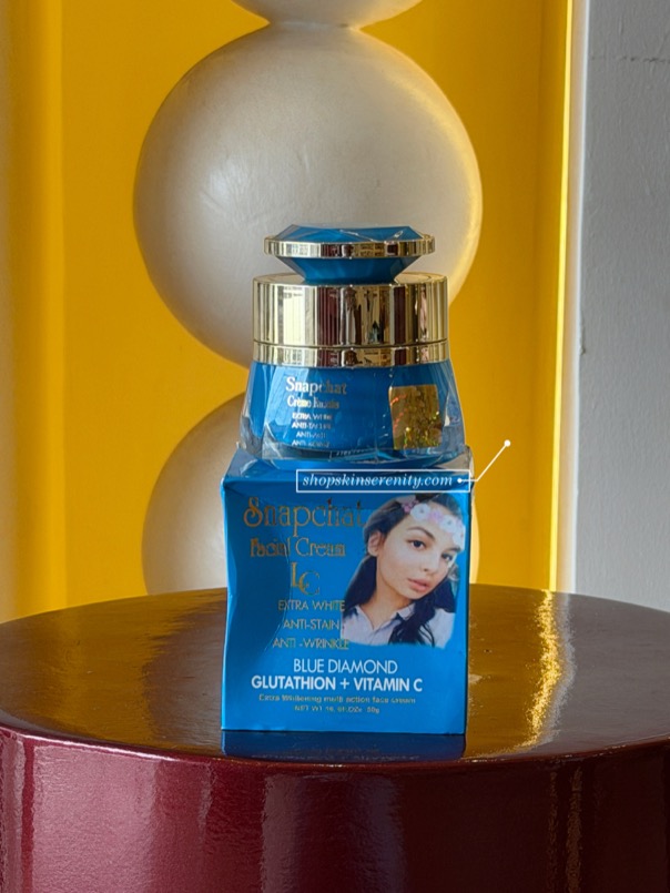 Snapchat Blue Diamond Gluthathion + Vitamin C Face Cream 50g