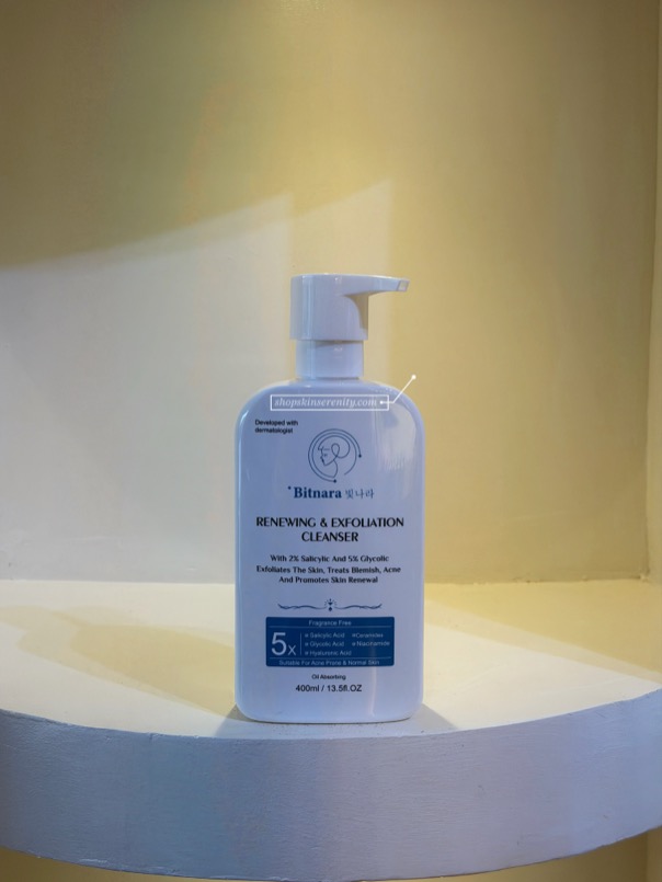 Bitnara Renewing and Exfoliating Cleanser 400ml