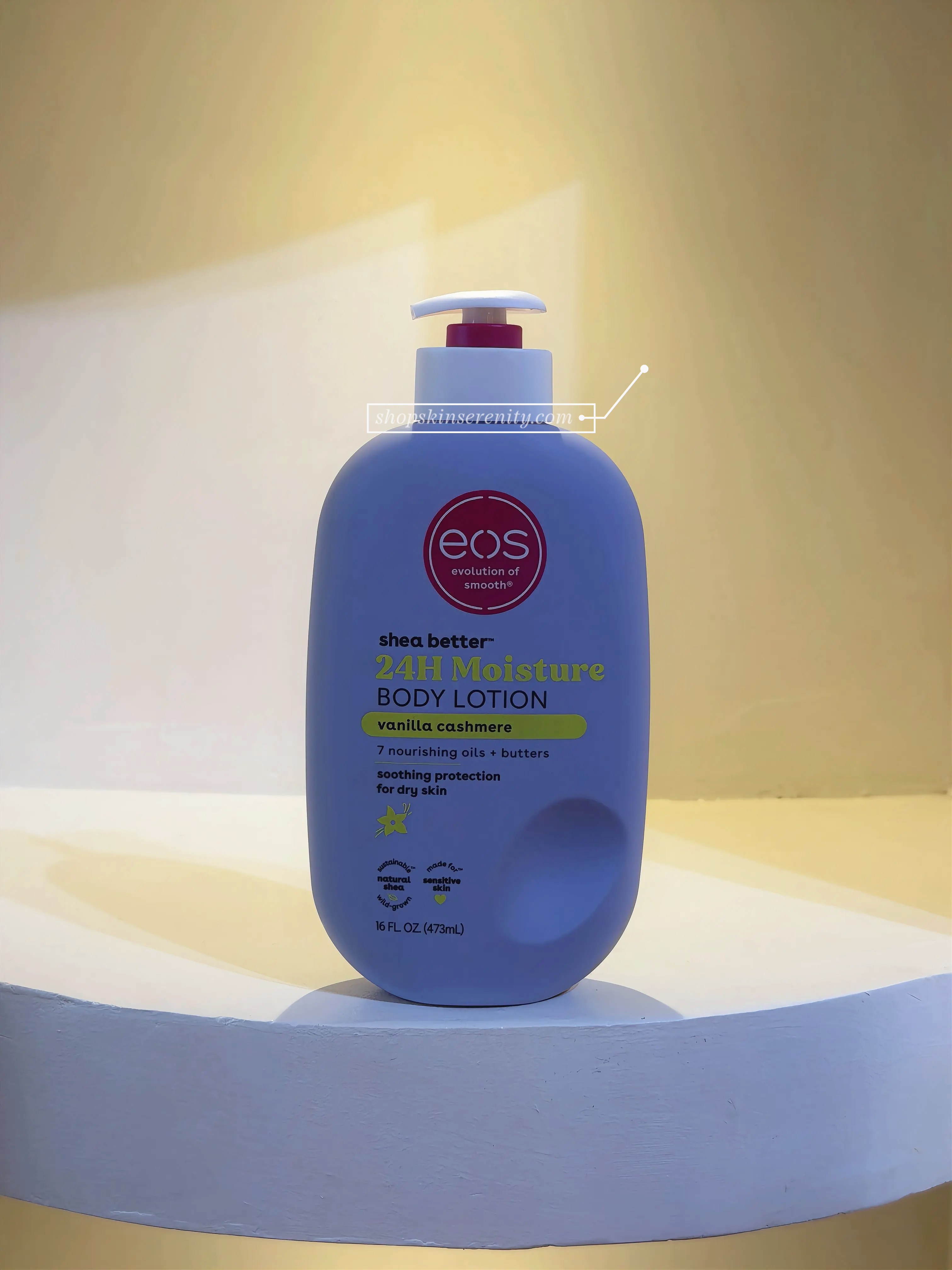 EOS Shea Better Vanilla Cashmere Body Lotion 16 FL OZ. (473 ml)