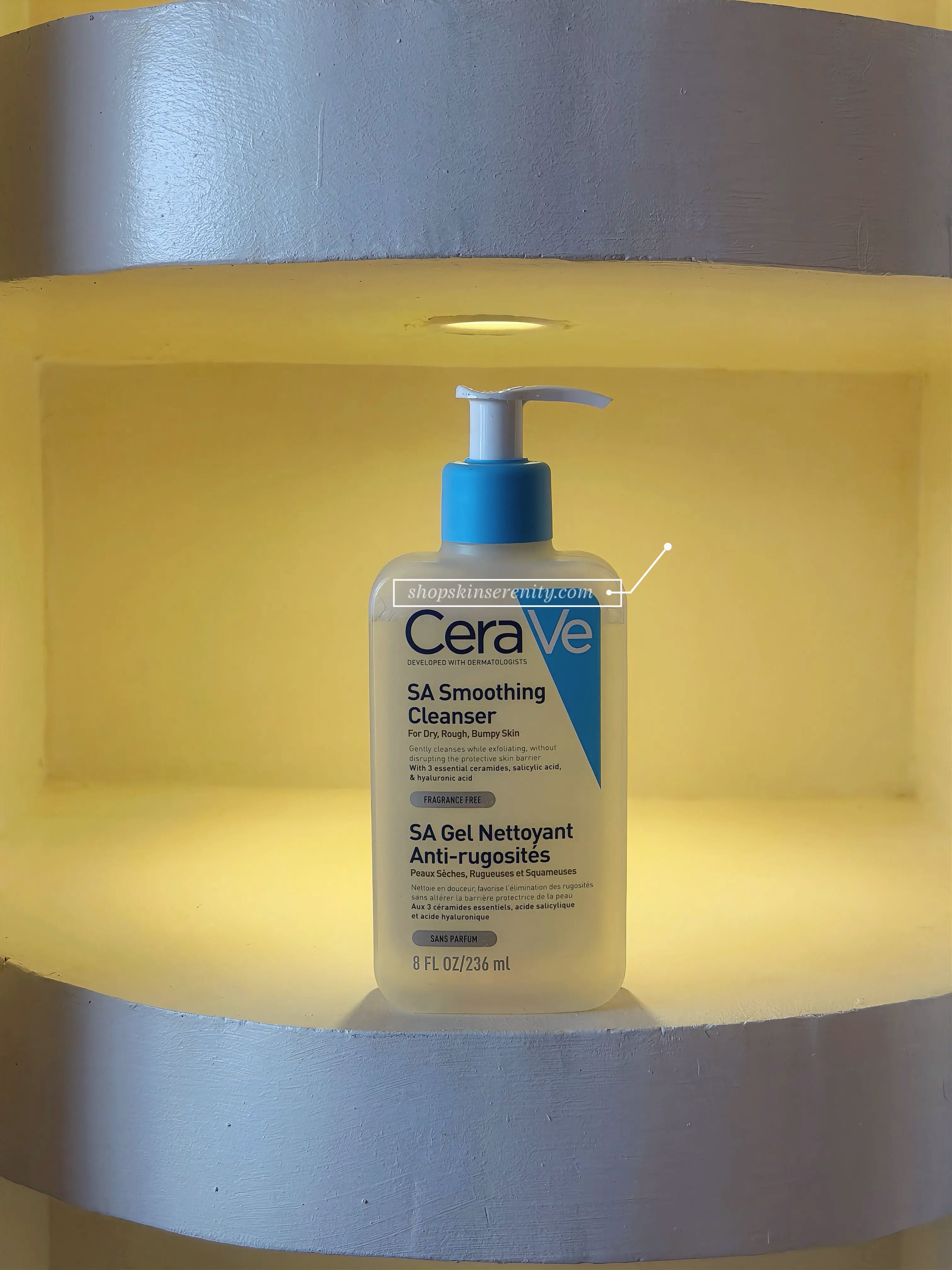 CeraVe SA Smoothing Cleanser For Dry, Rough, Bumpy Skin 8 FL OZ/236 ml