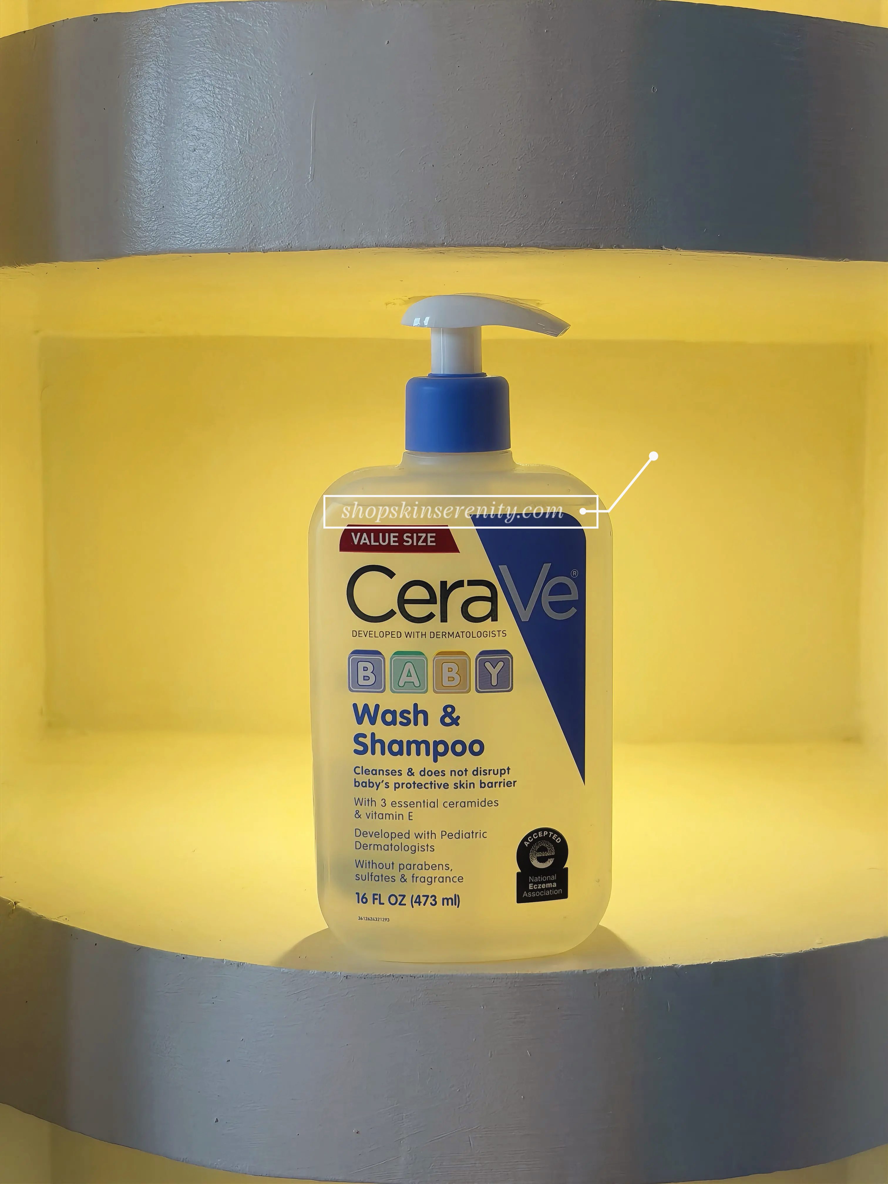 Cerave Baby Wash & Shampoo 473ml