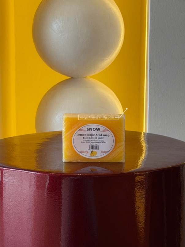 Snow Lemon & Kojic Acid Bar Soap