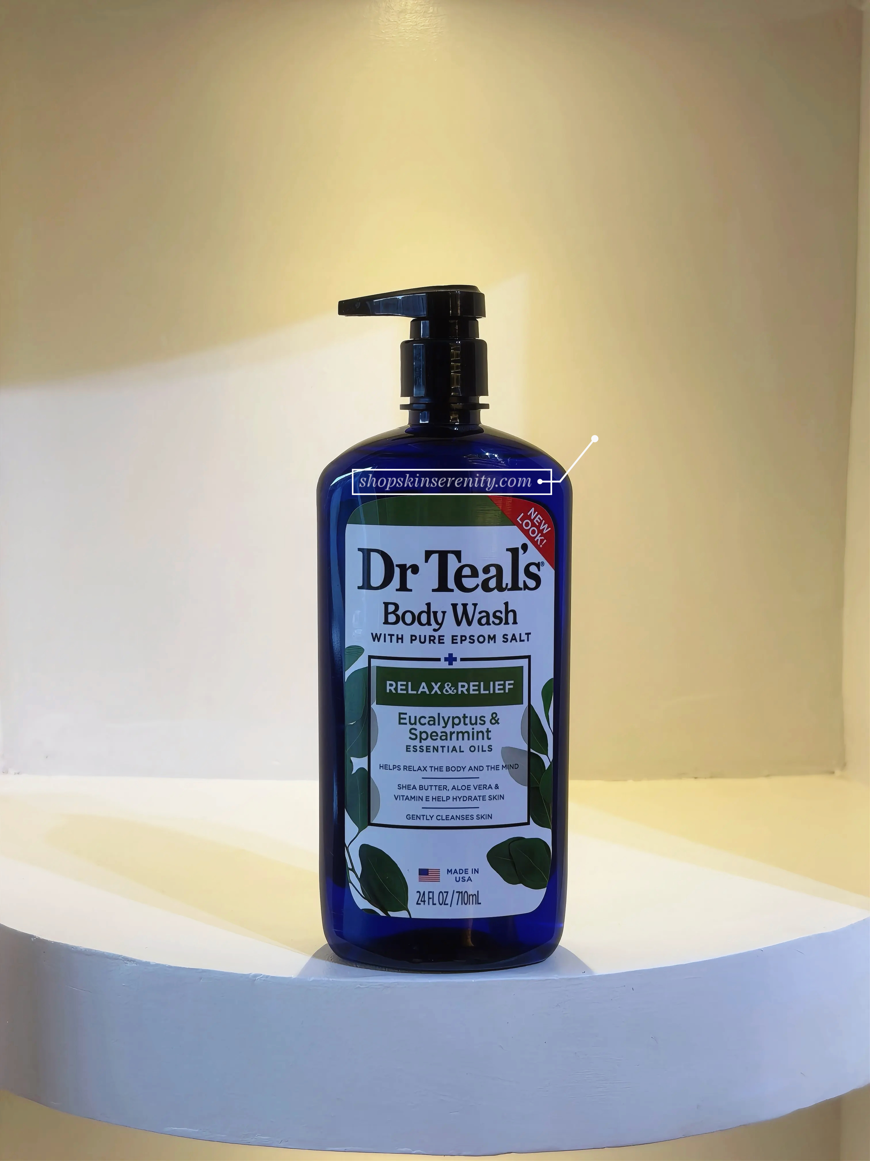 Dr Teal’s Body Wash (Relax And Relief Eucalyptus & Spearmint) 24 FL/710ml