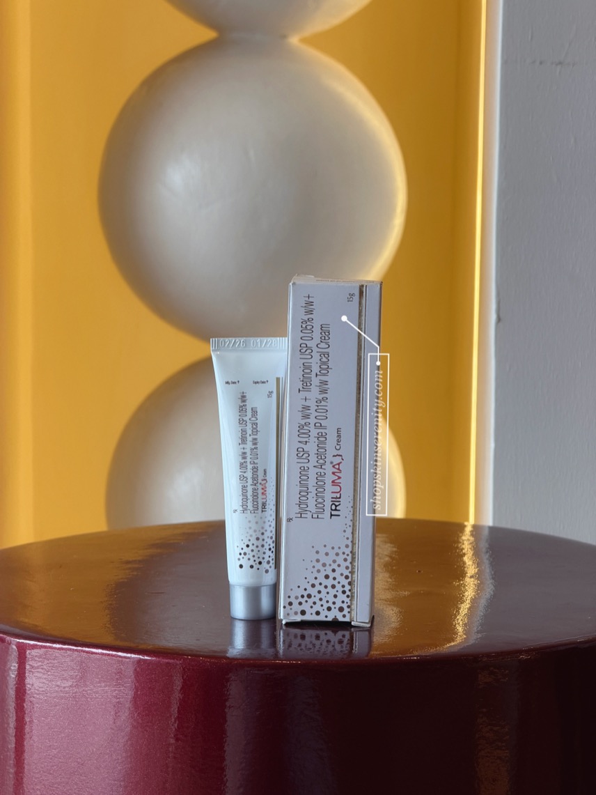 Triluma cream hydroquinone