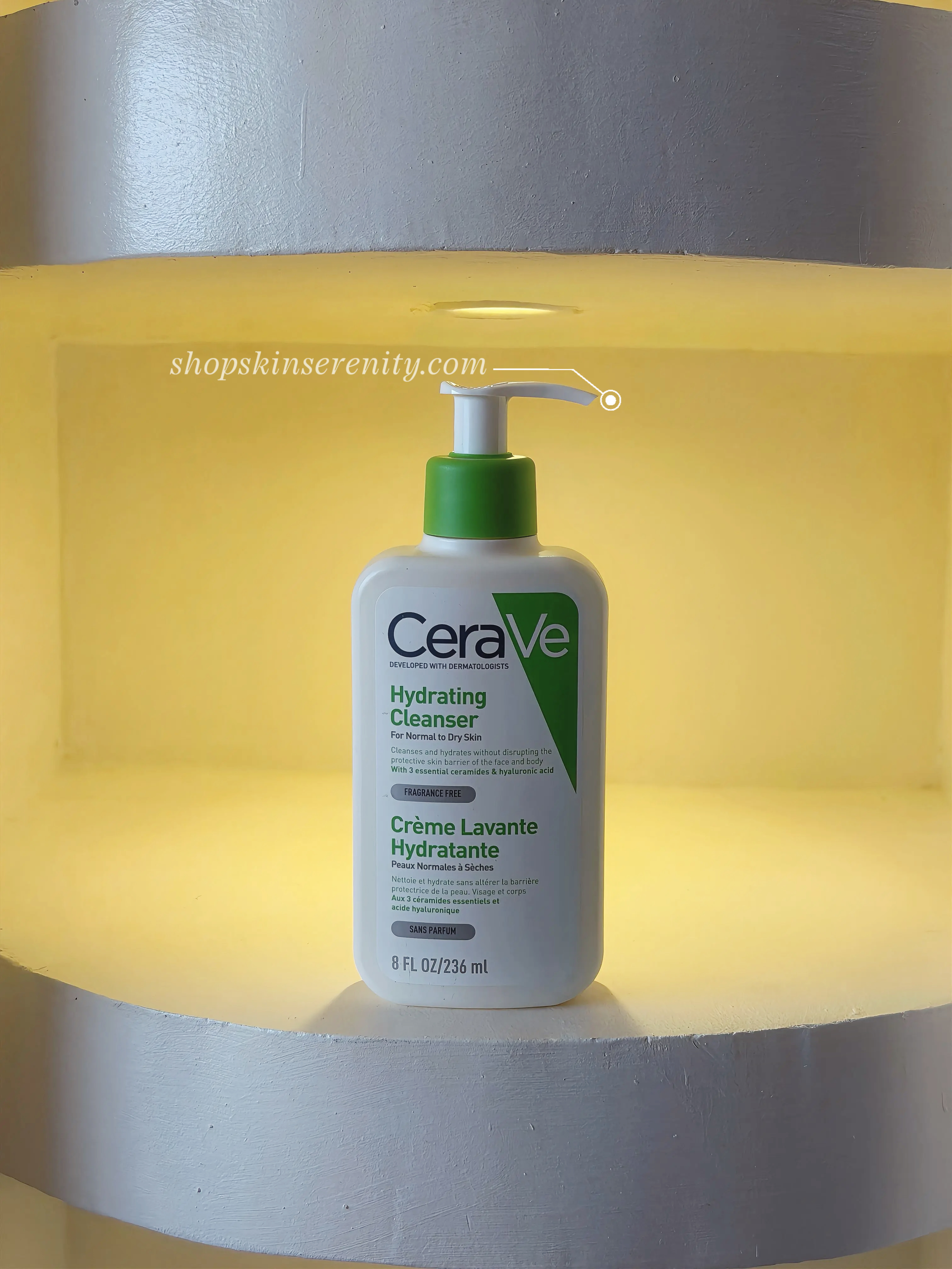 CeraVe Hydrating Cleanser For Normal to Dry Skin 8 FL OZ/236 ml