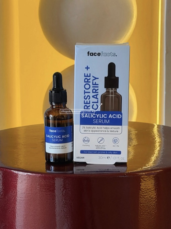 Face Facts Restore+Clarify Salicylic Acid Serum 30ml