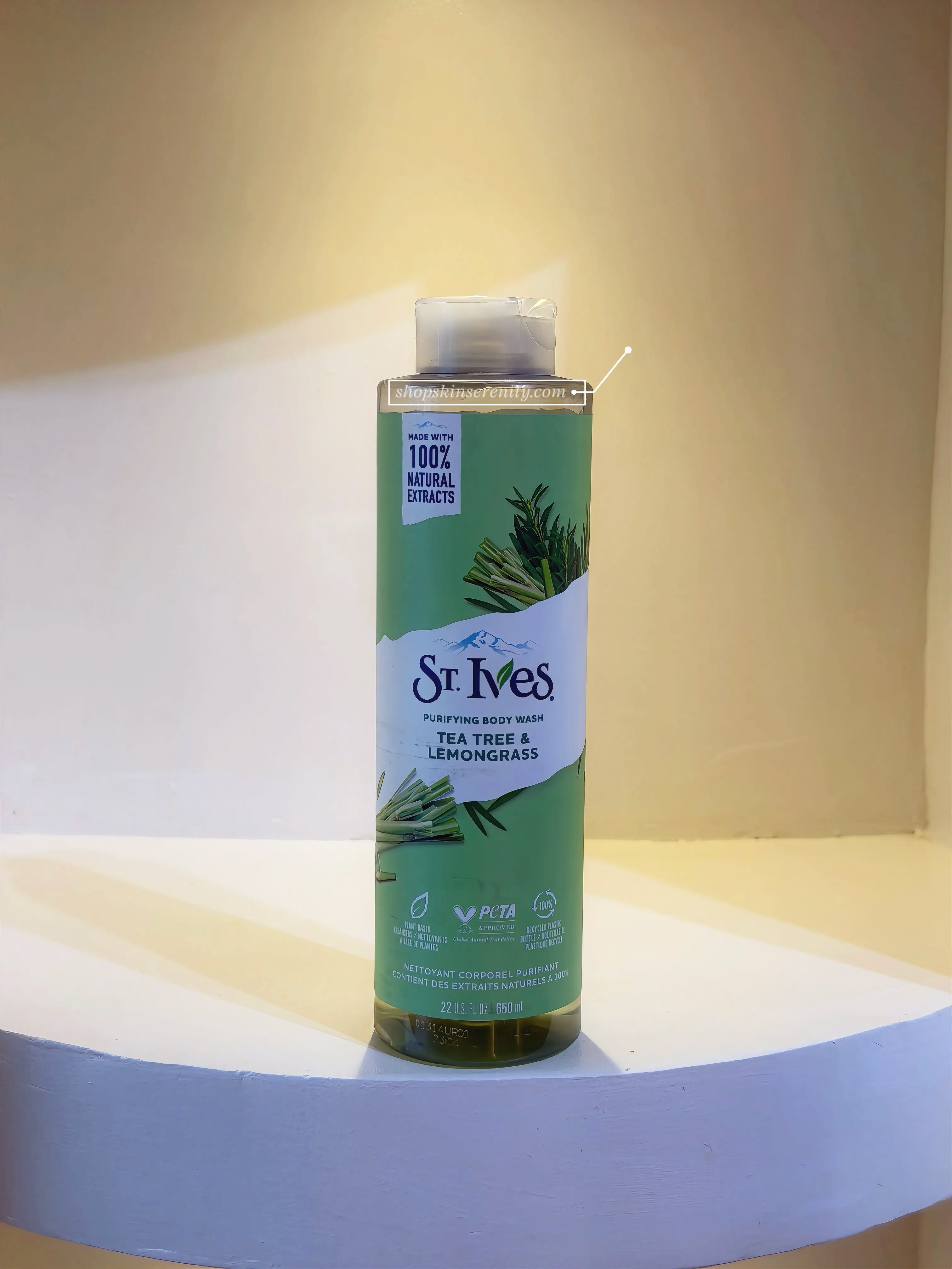 St Ives Tea Tree And Lemon Grass 22fl oz body wash