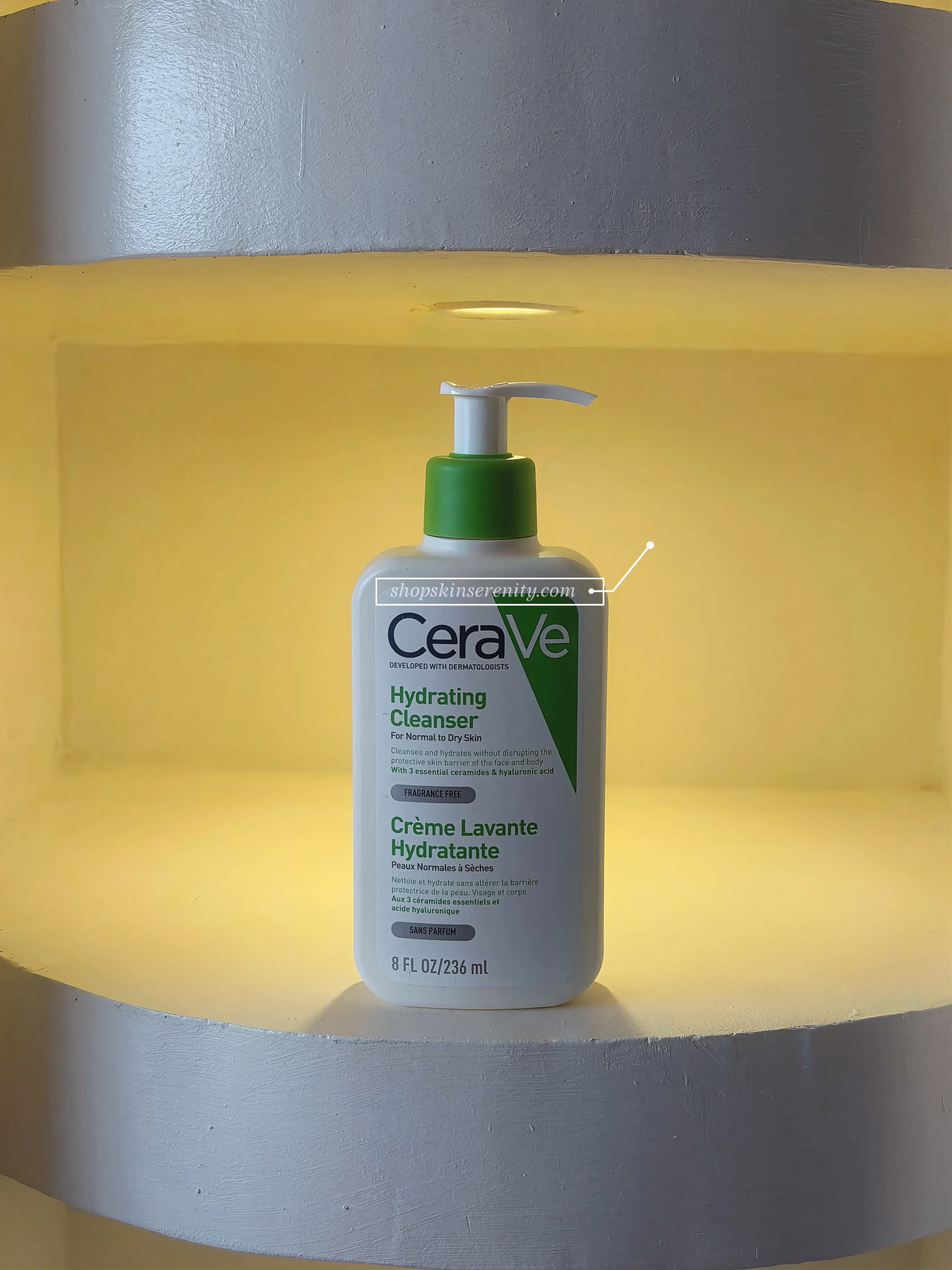 CeraVe Hydrating Cleanser For Normal to Dry Skin 8 FL OZ/236 ml
