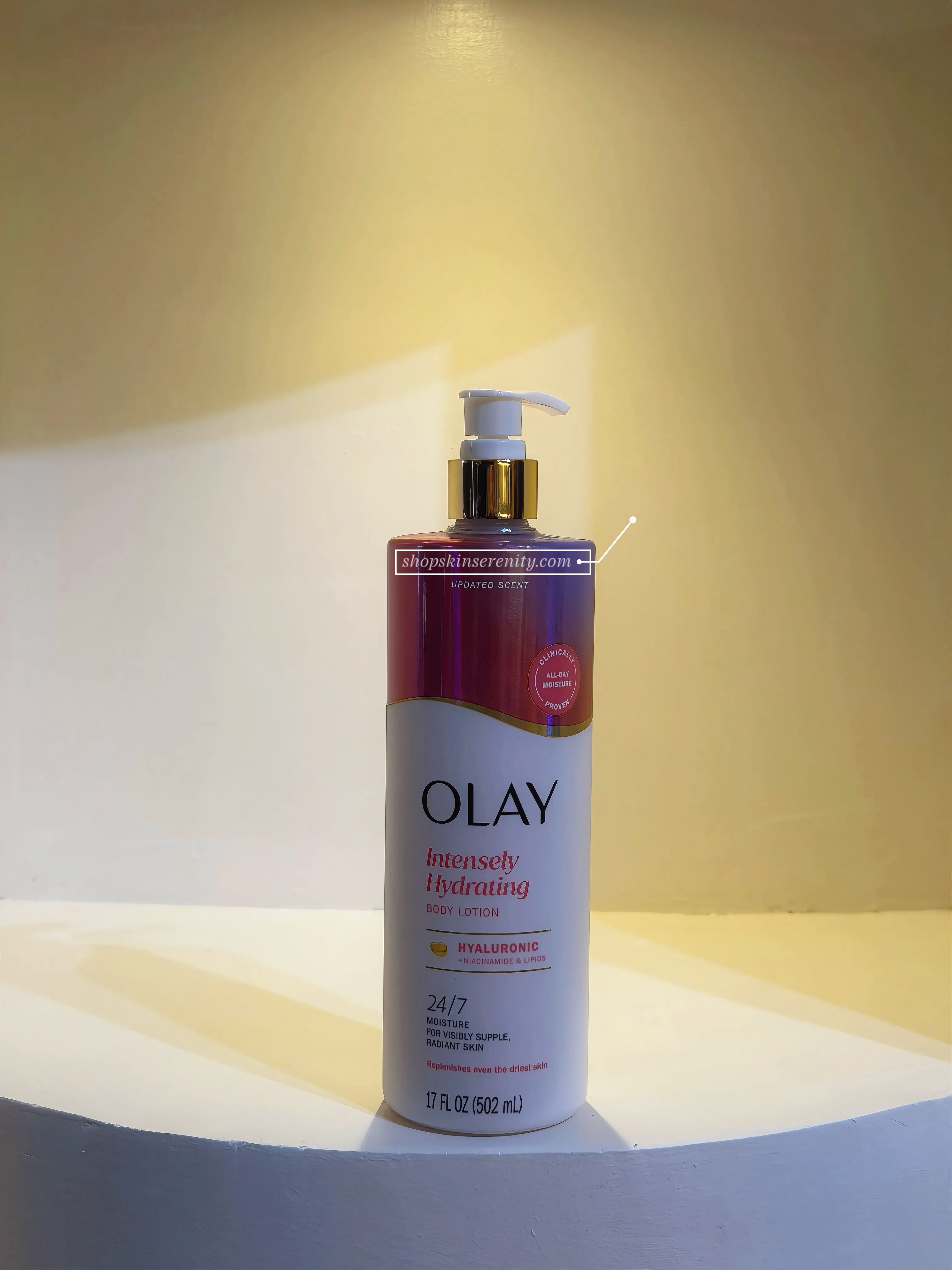 OLAY Intensely Hydrating (Hyaluronic Serum) Body Lotion 502ml