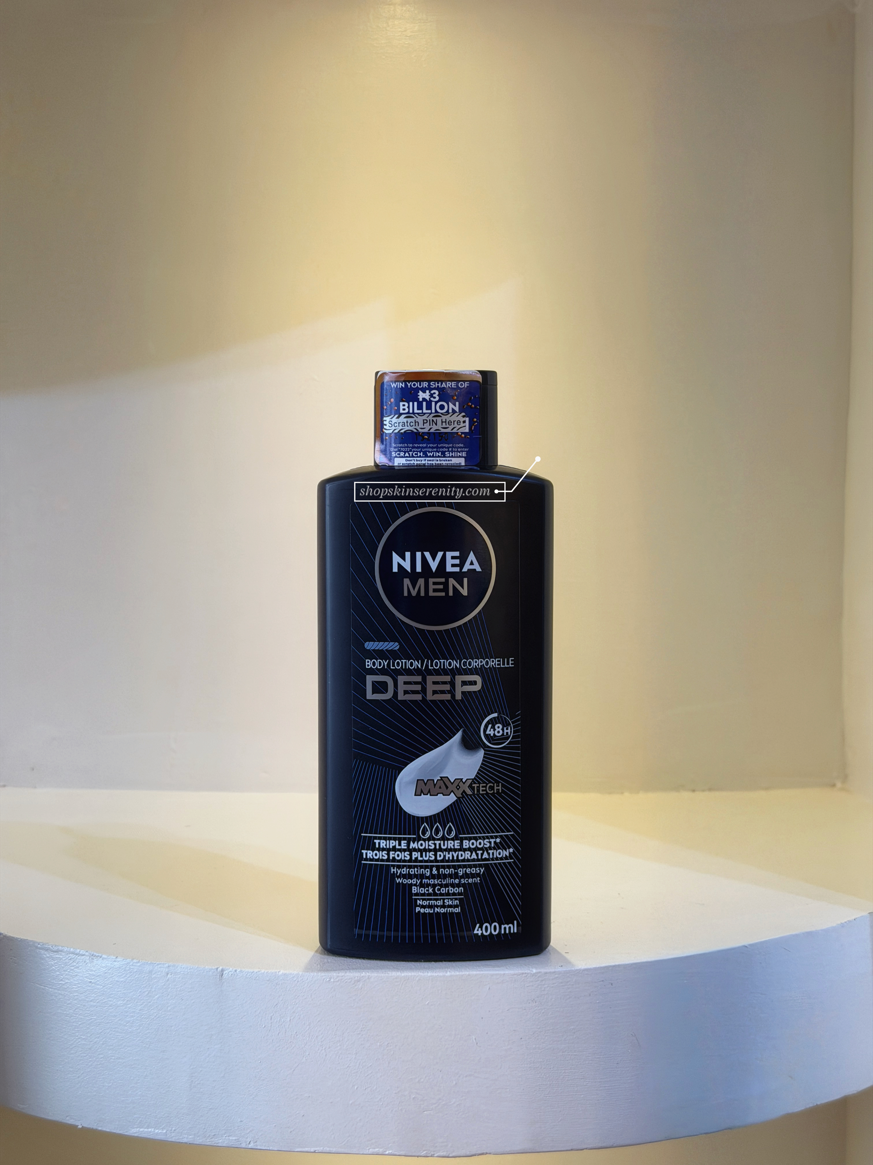 Nivea Men Deep Clean Maxxtech Body Lotion